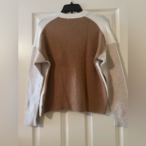 MADEWELL Short Kent Ex-Boyfriend Cardigan Sweater in Colorblock Size S - Picture 6 of 7